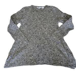 eight eight eight Marled Crew Neck Sweater sz L